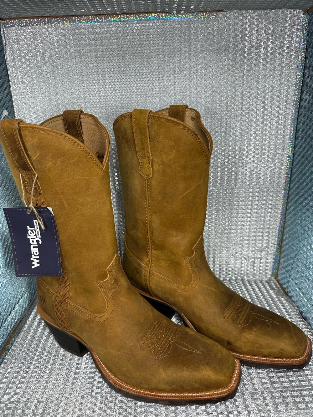 Wrangler Classic Women’s Spice Brown Cowboy Boots